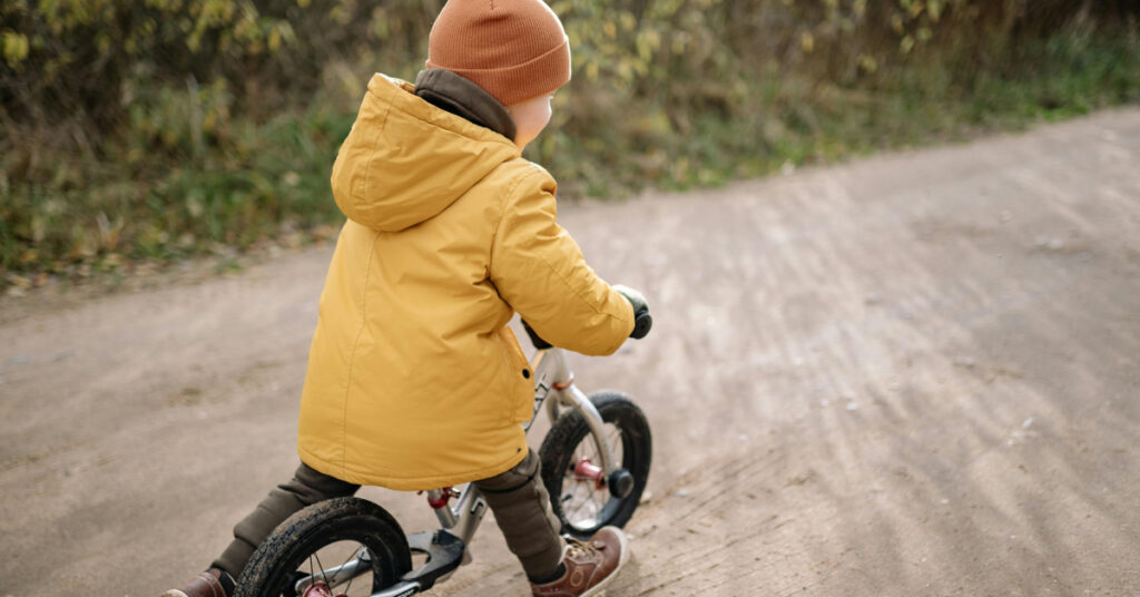 Kid Riding Bike
